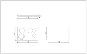 Варочная панель Barazza 1PVTC7 черная фото 2 в Казани и Татарстане