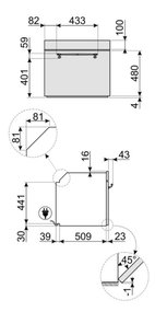 Духовой шкаф Смег SF750BS фото 4 в Казани и Татарстане Духовой шкаф Smeg SF750BS фото 4 в Казани и Татарстане