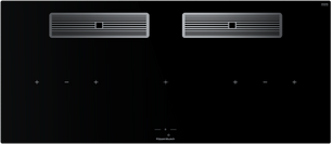 Индукционная варочная поверхность с вытяжкой Kuppersbusch KMI 12850.0 SR-S Silver Chrome фото в Казани и Татарстане