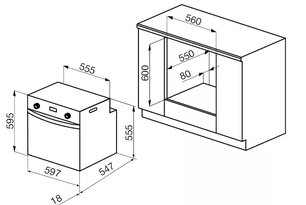 Духовой шкаф Korting OKB 9123 CMGN фото 2 в Казани и Татарстане