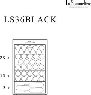 Винный шкаф Ла Соммельер LS36BLACK фото 3 в Казани и Татарстане Винный шкаф La Sommeliere LS36BLACK фото 3 в Казани и Татарстане