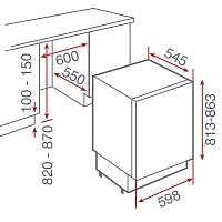 Встраиваемая морозильная камера Тека TGI2 120 D фото 2 в Казани и Татарстане Встраиваемая морозильная камера Teka TGI2 120 D фото 2 в Казани и Татарстане