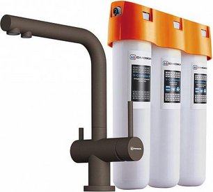 Комплект смесителя Omoikiri NAGANO ES-P + PURE DROP LITE фото