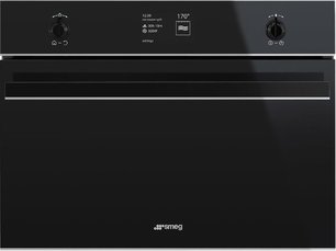 Компактный духовой шкаф комбинированный с микроволновой печью Smeg SF4603MCNX фото в Казани и Татарстане