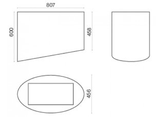 Вытяжка Falmec Spring isola 80 (600) (с системой E.ion) ECP black фото 4 в Казани и Татарстане