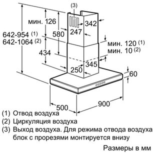 Вытяжка Нефф D79FL86N0 фото 3 в Казани и Татарстане Вытяжка Neff D79FL86N0 фото 3 в Казани и Татарстане