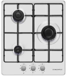 Газовая варочная панель MAUNFELD EGHE.43.3STS-EW фото в Казани и Татарстане Газовая варочная панель MAUNFELD EGHE.43.3STS-EW фото в Казани и Татарстане