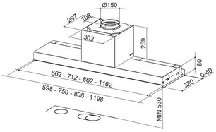 Вытяжка Faber IN-NOVA PREMIUM WH M A90 фото 2 в Казани и Татарстане