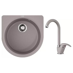 Omoikiri (мойка Akegata 51 GR + смеситель UMI GR) фото в Казани и Татарстане