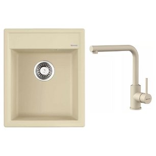 Omoikiri (мойка Daisen 42-BE + смеситель NAKAGAWA BE-P) фото в Казани и Татарстане