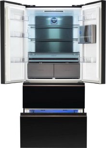 Холодильник Hyundai CM55043F черное стекло фото 4 в Казани и Татарстане