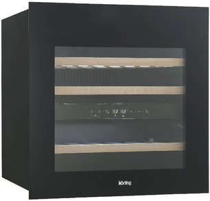 Встраиваемый винный шкаф Кертинг KFW 604 DB GN фото 2 в Казани и Татарстане Встраиваемый винный шкаф Korting KFW 604 DB GN фото 2 в Казани и Татарстане