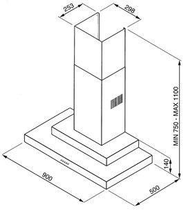 Вытяжка Smeg KSE9100X фото 3 в Казани и Татарстане
