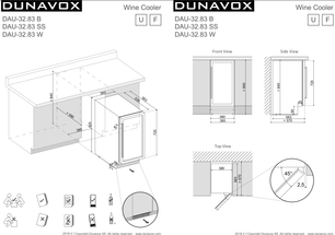 Винный шкаф Дунавокс DAU-32.83W фото 2 в Казани и Татарстане Винный шкаф Dunavox DAU-32.83W фото 2 в Казани и Татарстане
