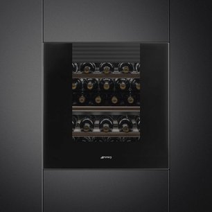 Встраиваемый холодильный шкаф для вина Смег CVI129B3 фото 2 в Казани и Татарстане Встраиваемый холодильный шкаф для вина Smeg CVI129B3 фото 2 в Казани и Татарстане