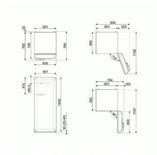 Холодильник Смег FAB28LRD5 фото 3 в Казани и Татарстане Холодильник Smeg FAB28LRD5 фото 3 в Казани и Татарстане