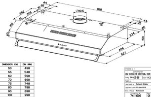 Встраиваемая вытяжка Фабер 741 PB W A60 300.0557.513 фото 2 в Казани и Татарстане Встраиваемая вытяжка Faber 741 PB W A60 300.0557.513 фото 2 в Казани и Татарстане