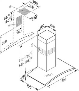 Вытяжка Miele DA 5190 W фото 4 в Казани и Татарстане