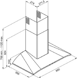 Вытяжка De Dietrich DHD 556 XE 1 фото 4 в Казани и Татарстане