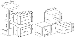 Компактный духовой шкаф с СВЧ Smeg SF4920MCN фото 2 в Казани и Татарстане