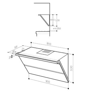 Вытяжка De Dietrich DHD 791 X фото 3 в Казани и Татарстане