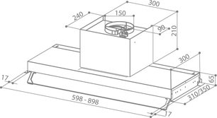 Вытяжка Faber Intra GR A60 фото 2 в Казани и Татарстане
