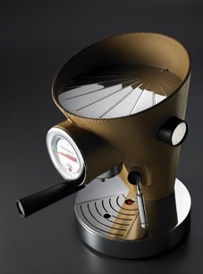 Кофеварка Bugatti DIVA Leather Grey фото 3 в Казани и Татарстане