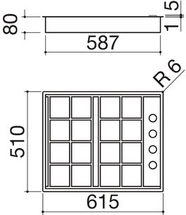 Варочная панель Barazza 1PLB4 фото 3 в Казани и Татарстане