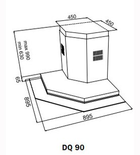 Вытяжка Teka DQ 90 фото 2 в Казани и Татарстане
