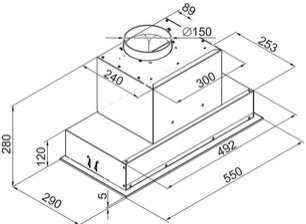 Встраиваемая вытяжка Де Дитрих DHG2684B фото 4 в Казани и Татарстане Встраиваемая вытяжка De Dietrich DHG2684B фото 4 в Казани и Татарстане