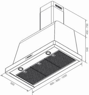 Вытяжка Lofra DOLCEVITA 90 NM фото 3 в Казани и Татарстане