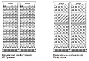 Винный шкаф Дометик C125G Double Wooden Mahogany фото 2 в Казани и Татарстане Винный шкаф Dometic C125G Double Wooden Mahogany фото 2 в Казани и Татарстане