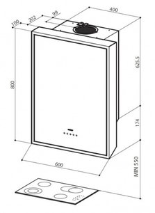 Вытяжка Faber Titano EG8 X/BK A60 фото 3 в Казани и Татарстане