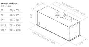 Встраиваемая вытяжка Пандо EVO/780.11 INOX V.850 SEC фото 2 в Казани и Татарстане Встраиваемая вытяжка Pando EVO/780.11 INOX V.850 SEC фото 2 в Казани и Татарстане