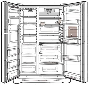 Холодильник Смег SBS800AO9 фото 3 в Казани и Татарстане Холодильник Smeg SBS800AO9 фото 3 в Казани и Татарстане