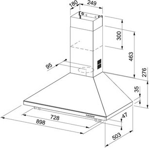 Вытяжка Франке FCM 904 GF графит фото 2 в Казани и Татарстане Вытяжка Franke FCM 904 GF графит фото 2 в Казани и Татарстане
