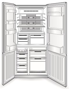 Холодильник Митсубиси MR-LR78EN-GBK-R фото 4 в Казани и Татарстане Холодильник Mitsubishi Electric MR-LR78EN-GBK-R фото 4 в Казани и Татарстане