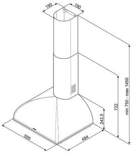 Вытяжка Smeg KSE59A фото 2 в Казани и Татарстане