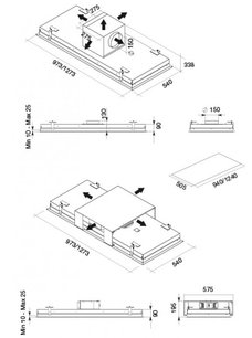 Встраиваемая вытяжка Falmec Stella isola 90 ix ECP фото 4 в Казани и Татарстане