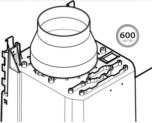 Вытяжка Falmec MERCURIO EVO 90 фото 4 в Казани и Татарстане