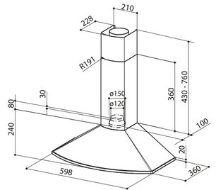 Вытяжка Фабер TENDER X A60 фото 4 в Казани и Татарстане Вытяжка Faber TENDER X A60 фото 4 в Казани и Татарстане
