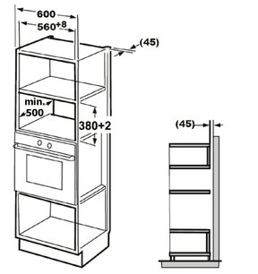 Встраиваемая микроволновая печь Brandt BMG2112B фото 4 в Казани и Татарстане
