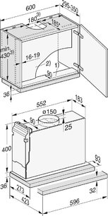 Встраиваемая вытяжка Миле DAS 2620 матовый черный фото 4 в Казани и Татарстане Встраиваемая вытяжка Miele DAS 2620 матовый черный фото 4 в Казани и Татарстане