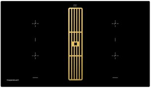 Варочная панель с вытяжкой Куперсбуш KMI 9850.0 SR Gold фото в Казани и Татарстане Варочная панель с вытяжкой Kuppersbusch KMI 9850.0 SR Gold фото в Казани и Татарстане