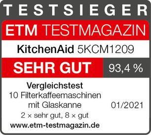 Кофеварка Китчен Эйд 5KCM1209EDG фото 4 в Казани и Татарстане Кофеварка KitchenAid 5KCM1209EDG фото 4 в Казани и Татарстане