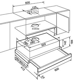 Вытяжка Тека TL1-62 STAINLESS STEEL фото 2 в Казани и Татарстане Вытяжка Teka TL1-62 STAINLESS STEEL фото 2 в Казани и Татарстане