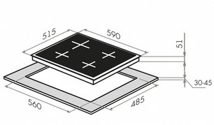 Газовая варочная панель MAUNFELD EGHG.64.33CBGI.R/G фото 2 в Казани и Татарстане Газовая варочная панель MAUNFELD EGHG.64.33CBGI.R/G фото 2 в Казани и Татарстане