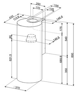 Вытяжка Smeg KR37XE фото 4 в Казани и Татарстане