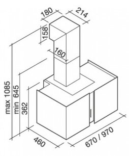Вытяжка Falmec Mirabilia 67 Maia Vetro (800) ECP фото 4 в Казани и Татарстане