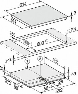 Варочная панель Миле KM 6540 FR фото 4 в Казани и Татарстане Варочная панель Miele KM 6540 FR фото 4 в Казани и Татарстане